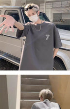 R&B | Lockeres T-Shirt in Übergröße für Männer