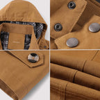 R&B | Herren wasserdichte Winterjacke mit Kapuze