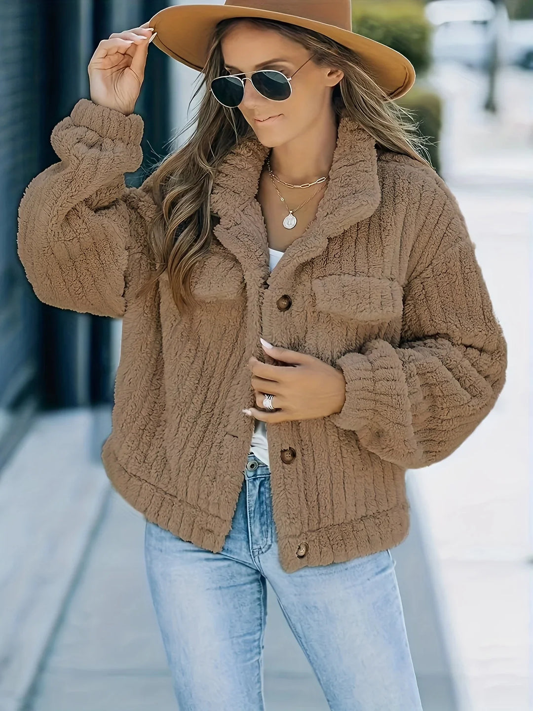 R&B | Truckerjacke mit Pelz