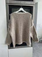 R&B | Lockere Strickpullover Weich und Gemütlich Einzigartige Häkel-details
