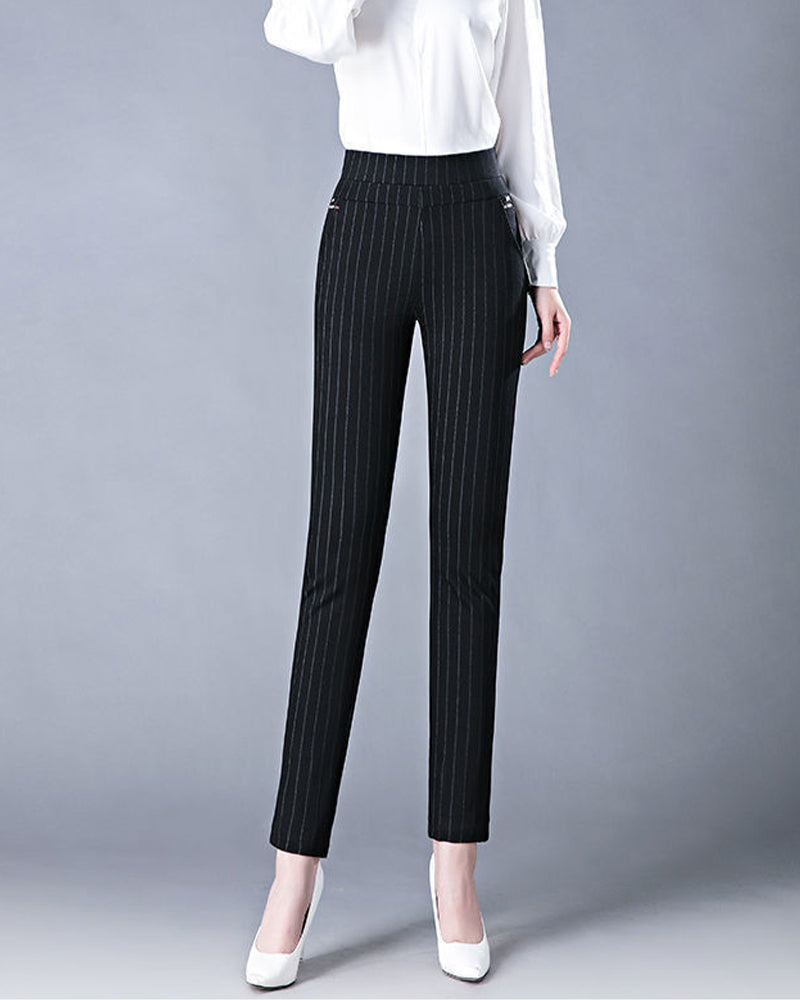 R&B | Hose mit Hoher Taille und Tasche