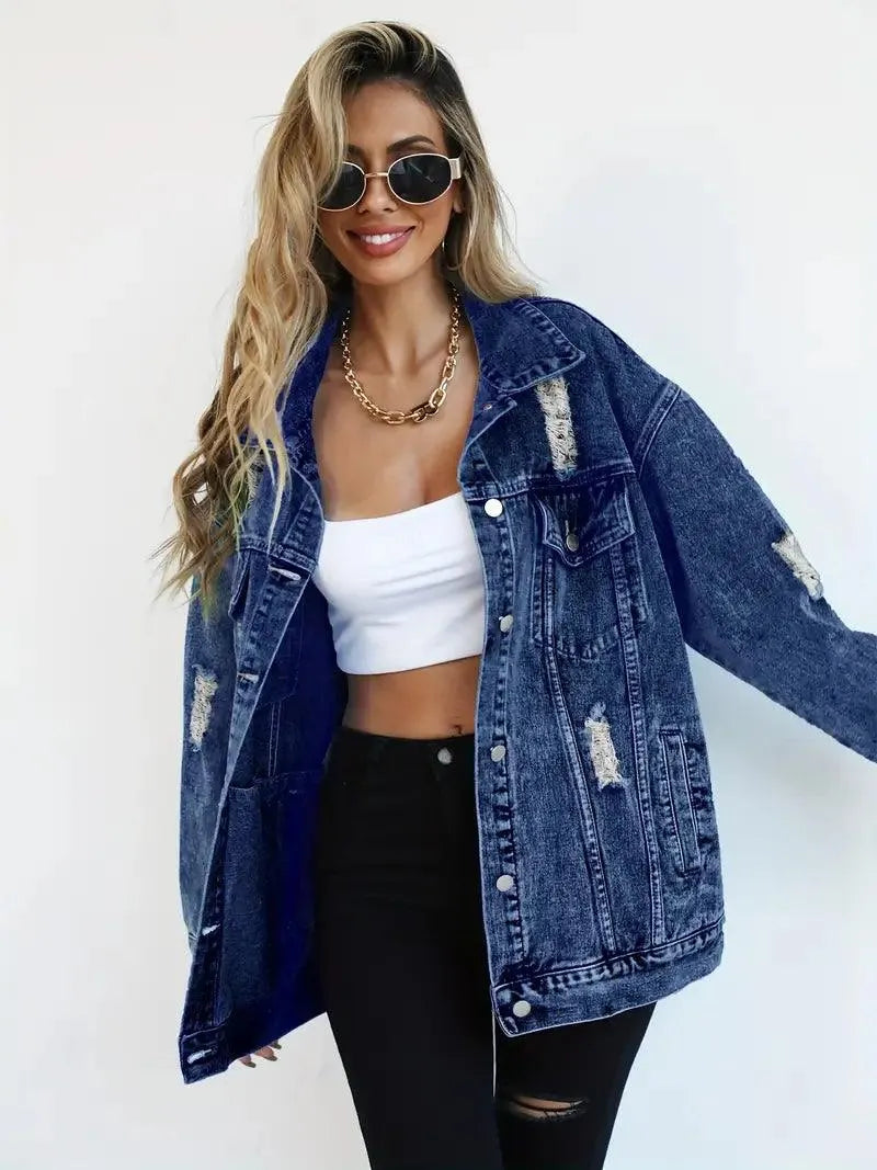 R&B | Oversized Jeansjacke für Damen
