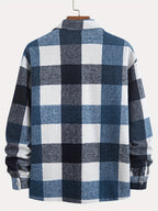 R&B | Karierter Hemdjacke Baumwolle Lässig und Trendy