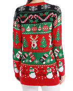 R&B | Lockere Strick Weihnachts Cardigan Pullover