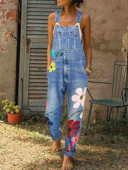 R&B | Ärmelloser Denim-Overall