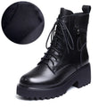 R&B | Cozy Chic Damen Chunky Heel Pelzgefütterte Winterstiefel