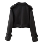 R&B | Cropped Trenchcoat - Stilvoll & Vintage