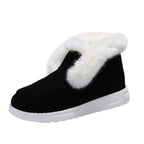 R&B | Winter Mokassins - Wildleder Slip-On Mokassins mit Pelzfutter