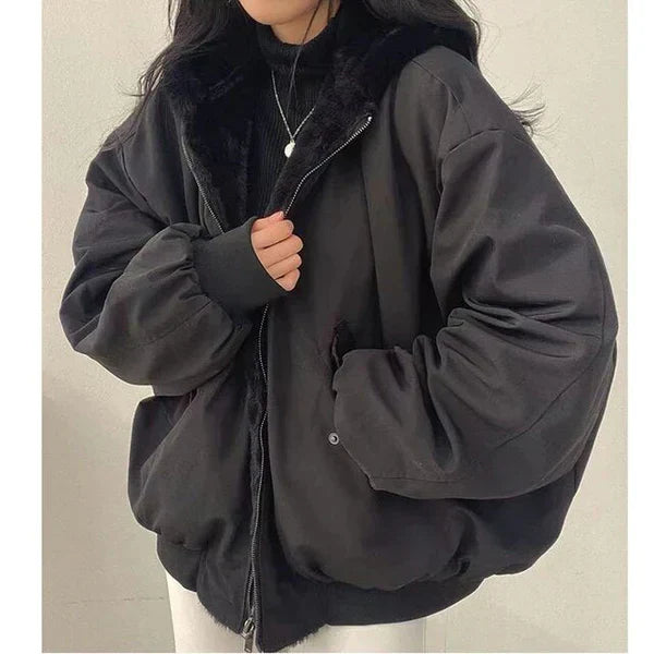 R&B | Wendbare Winterjacke - Oversize-Passform