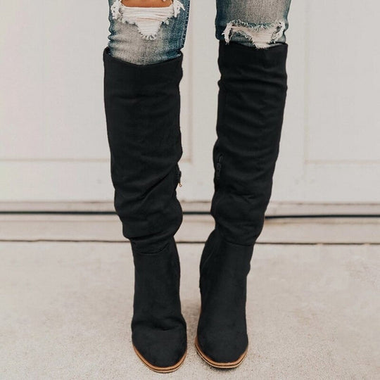 R&B | Damenstiefel mit Blockabsatz Winter