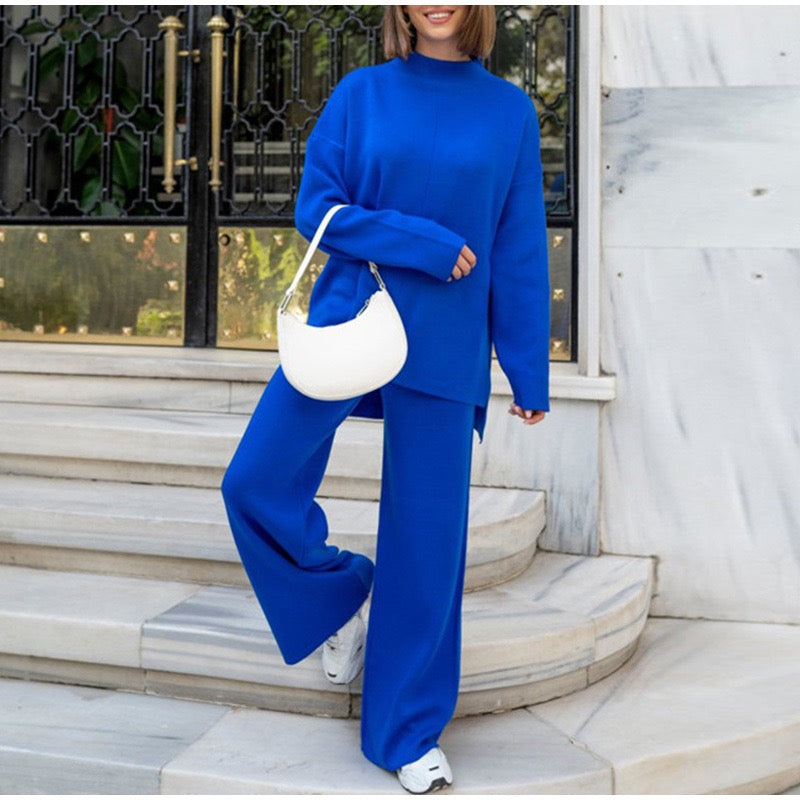 R&B | Übergröße Damen Loungewear Satz mit Weitem Bein