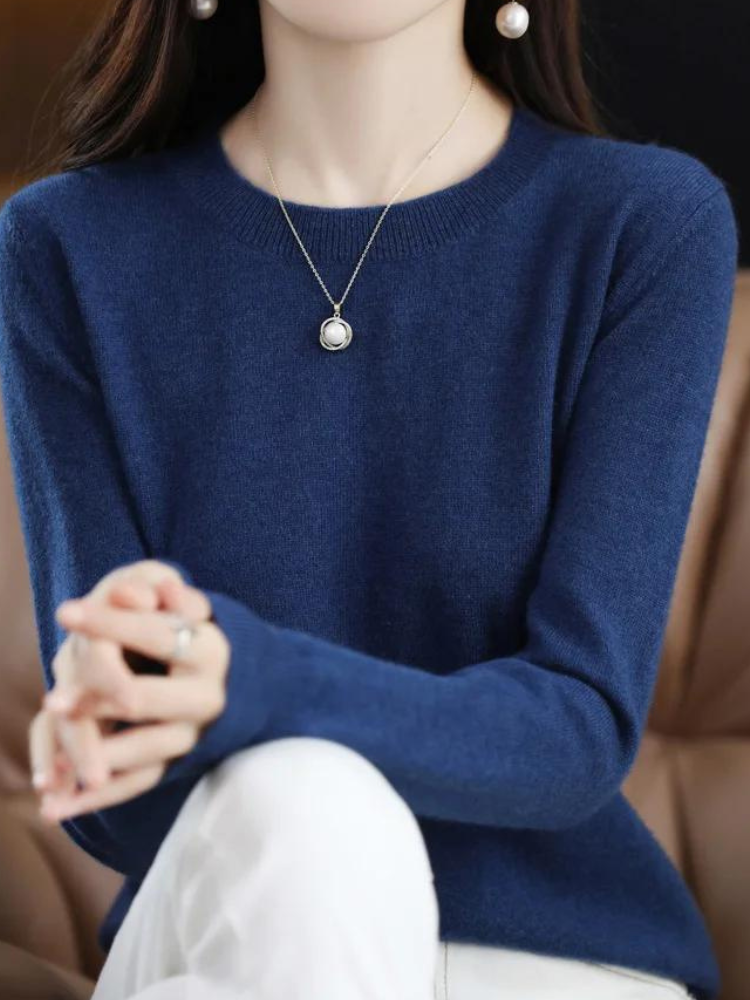 R&B | Pullover - Stylischer weicher Langarm-Strickpullover