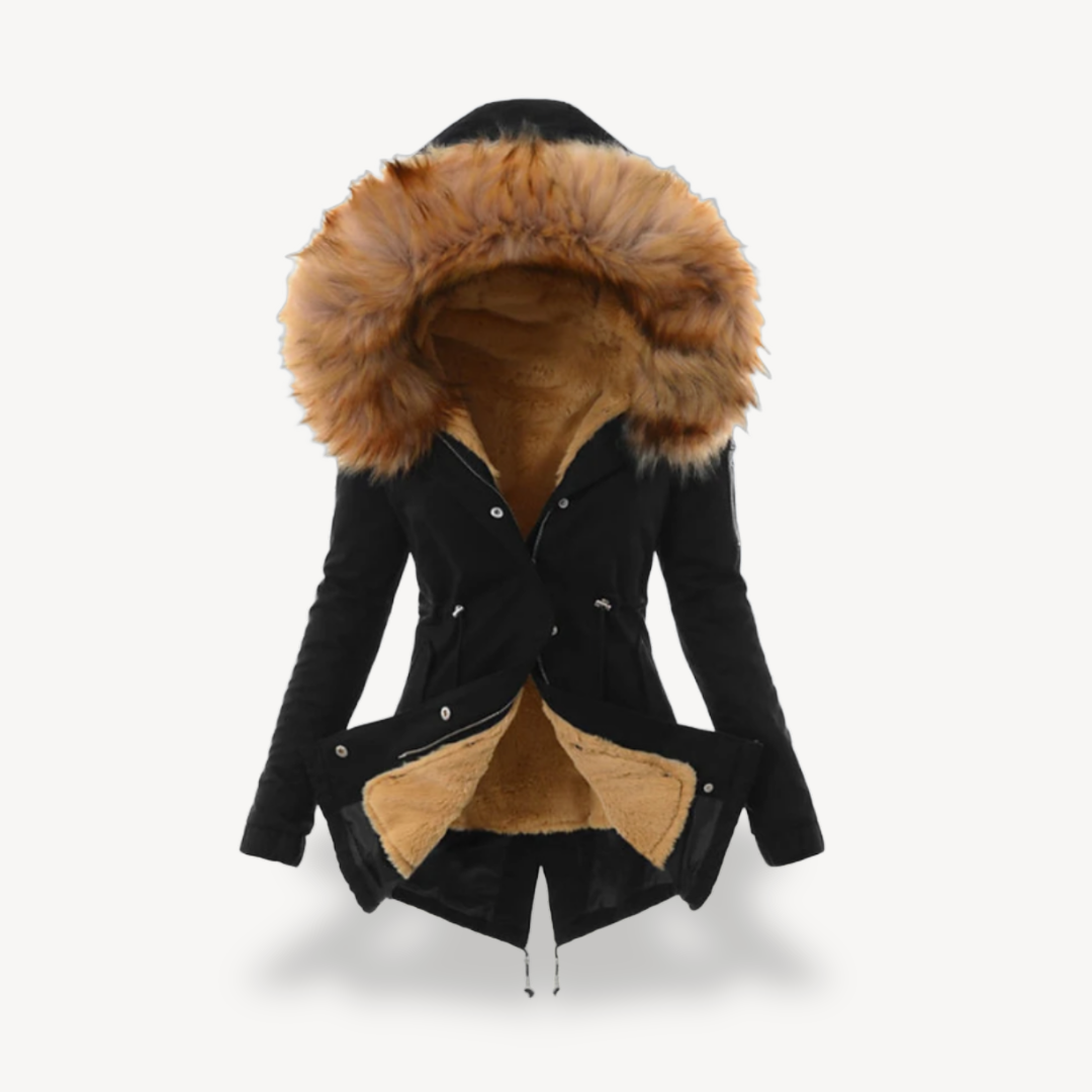R&B | Damen mit Pelzfutter Winter Parka