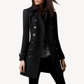 R&B | Damen Woll Peacoat