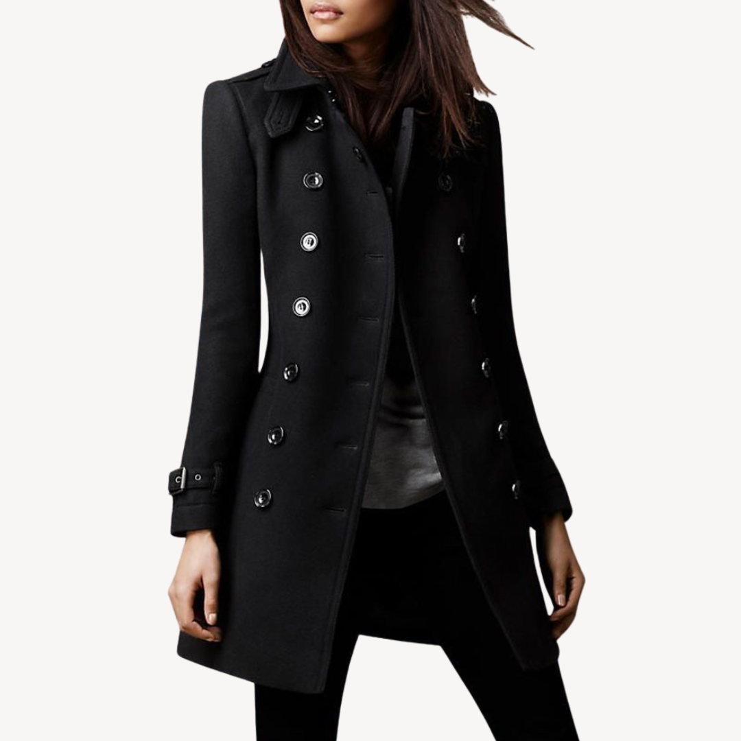 R&B | Damen Woll Peacoat