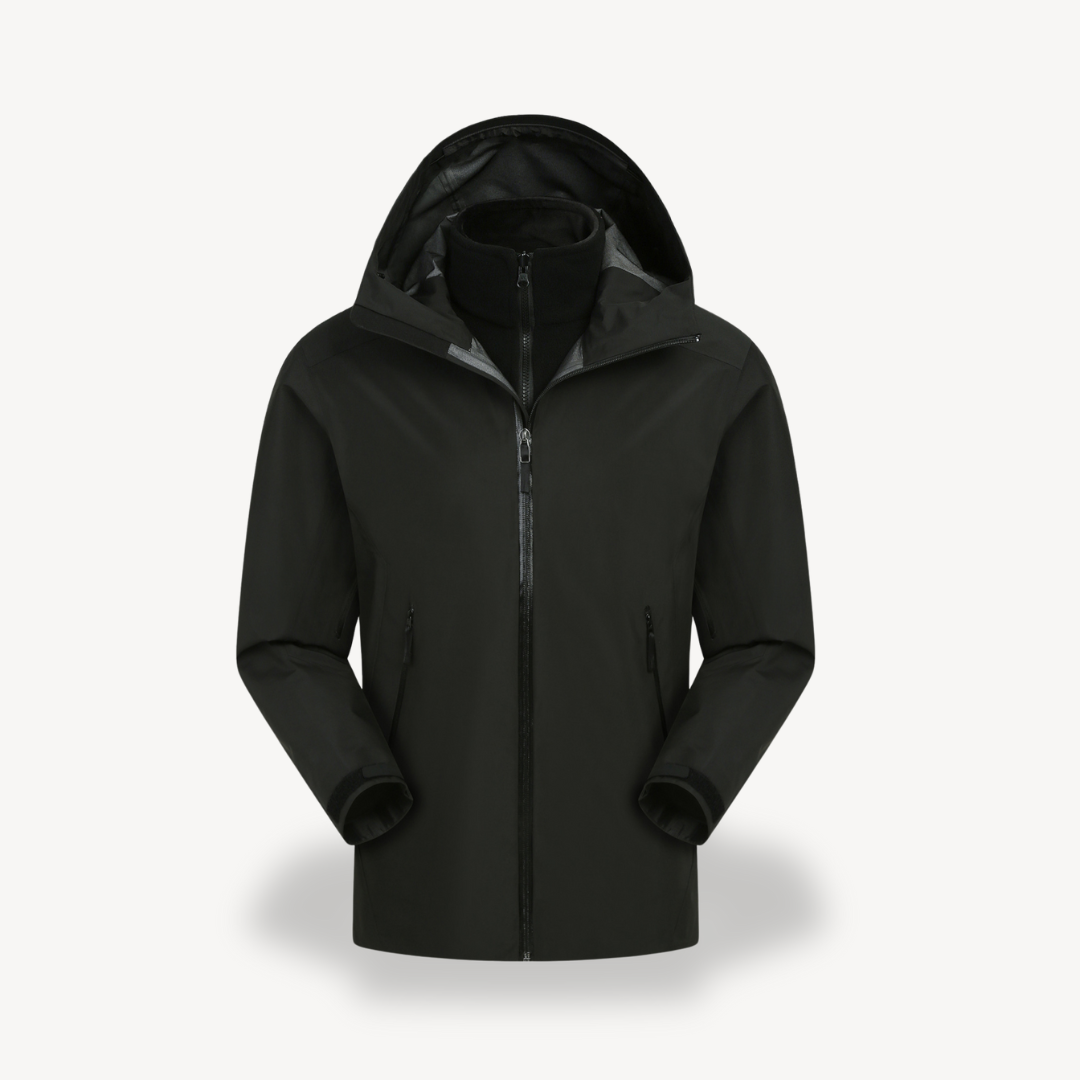 R&B | Unisex Wasserdichte Regenjacke mit Kapuze