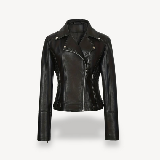 R&B | Fake-Leder Bikerjacke für Frauen