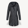 R&B | Damen Wasserdichter Hooded Regenmantel