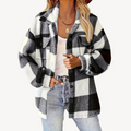 R&B | Karo Fleecejacke für Damen