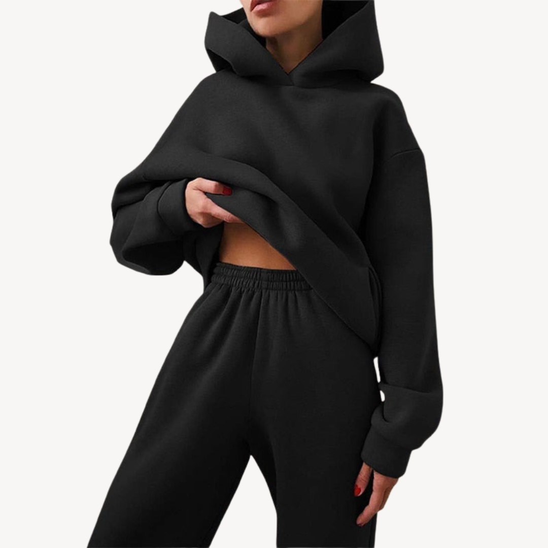 R&B | Oversized Hoodie und Jogger Set für Frauen