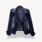 R&B | Denim Bikerjacke für Damen