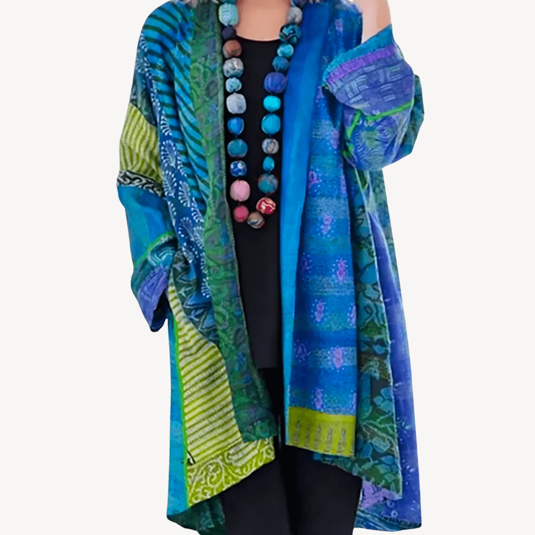 R&B | Gemusterter Kimono-Cardigan für Frauen