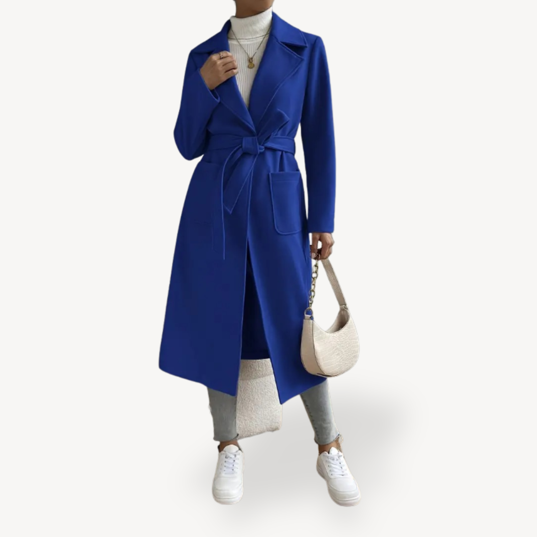 R&B | Damen Langer Offener Mantel mit Taschen