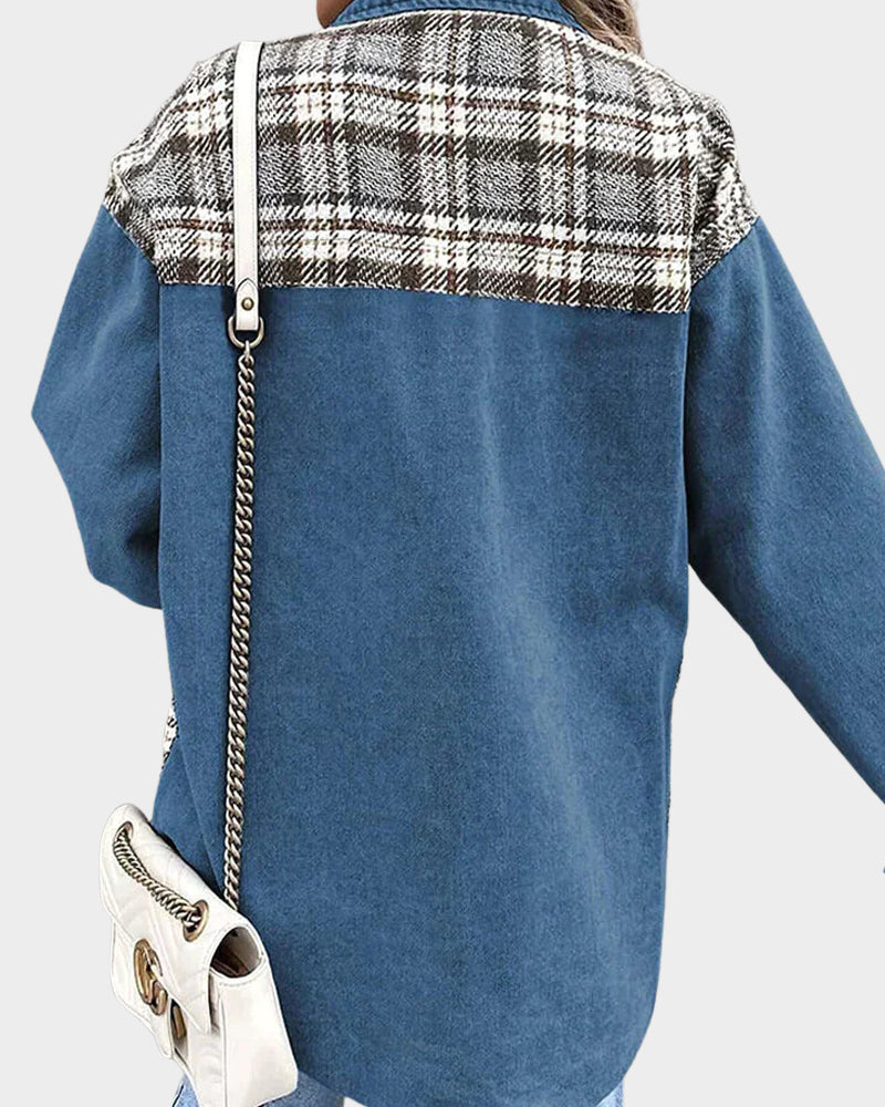 R&B | Damen-Denimjacke mit modernem Chic