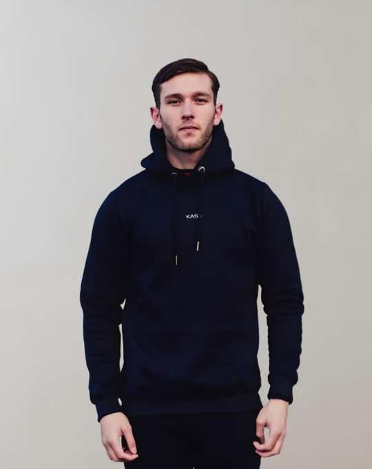 R&B | Blauer Hoodie mit DNA-Druck