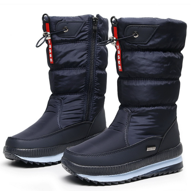 Rutschfeste Und Wasserdichte Schneestiefel Aus Kunstfell R&B