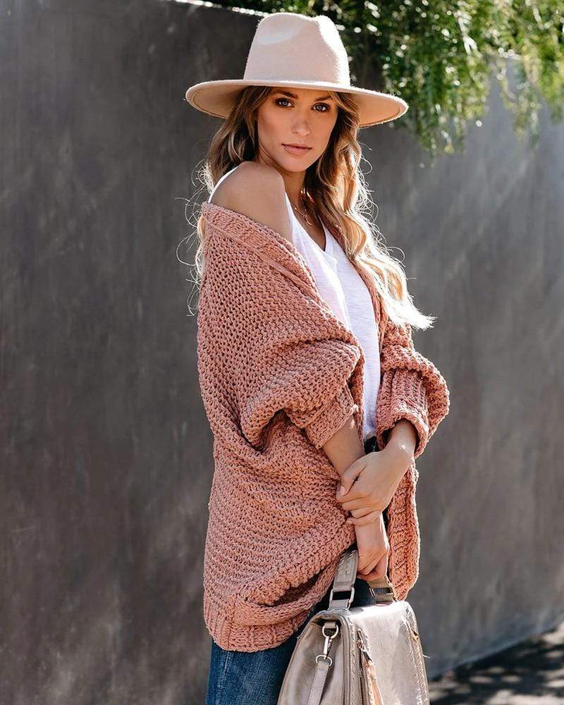 R&B | Boho Strickcardigan Lockeres Design mit Praktischen Taschen