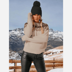 R&B | Nordisk Strickpullover Wollmischung Vintage Winterstil