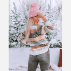 R&B | Boheme Gemusteter Strickpullover Weiche Strickqualität Winterkomfort
