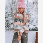 R&B | Boheme Gemusteter Strickpullover Weiche Strickqualität Winterkomfort
