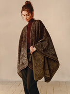 R&B | Boho Doppelseitiger Poncho