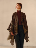 R&B | Boho Doppelseitiger Poncho