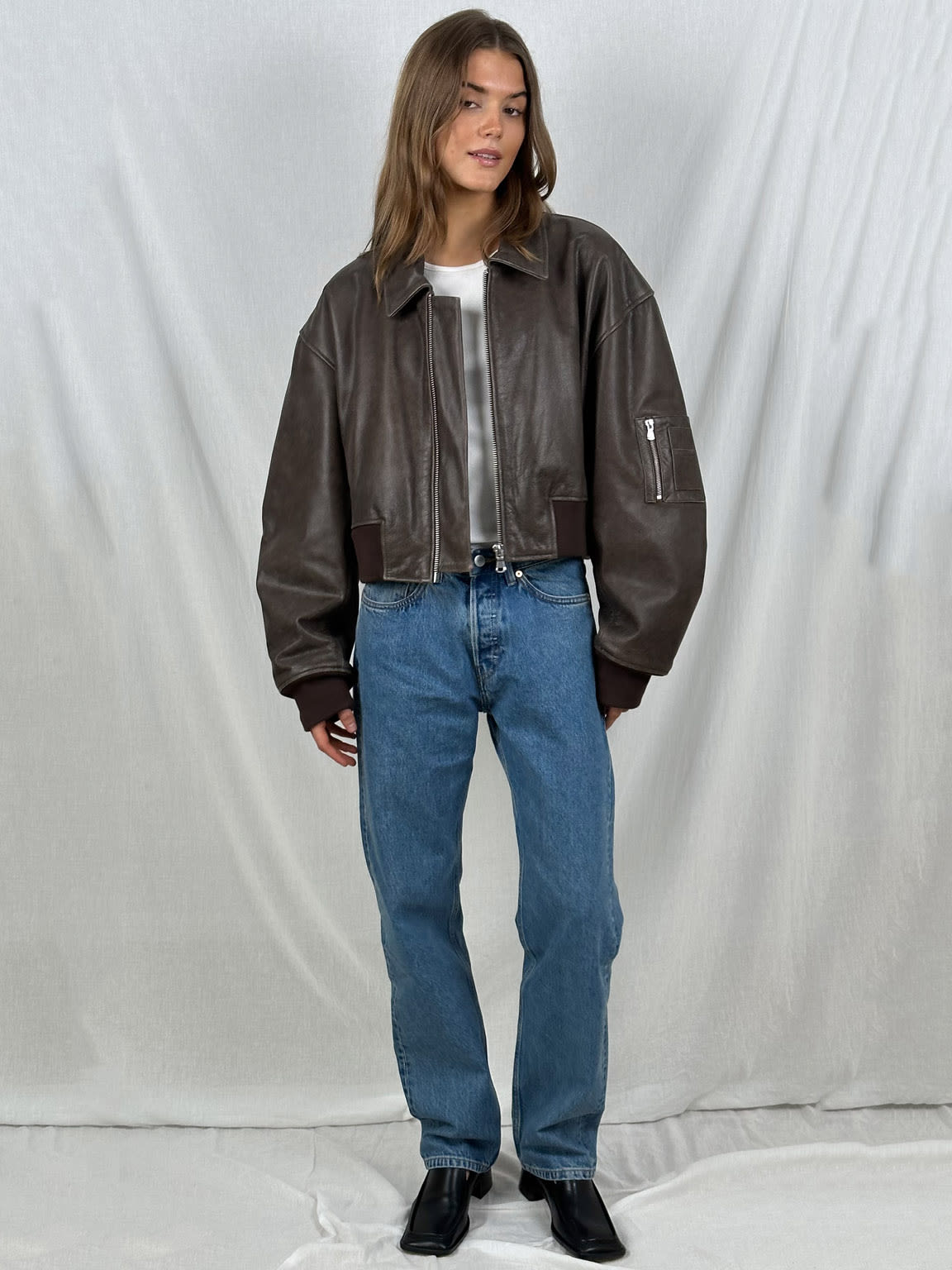 R&B | Elegante Lederjacke für Frauen