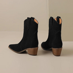 Spitzes Wedge-Ankle-Boots R&B