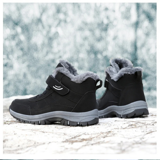 Leichte Frauen Schneestiefel mit Fell R&B
