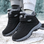 Leichte Frauen Schneestiefel mit Fell R&B