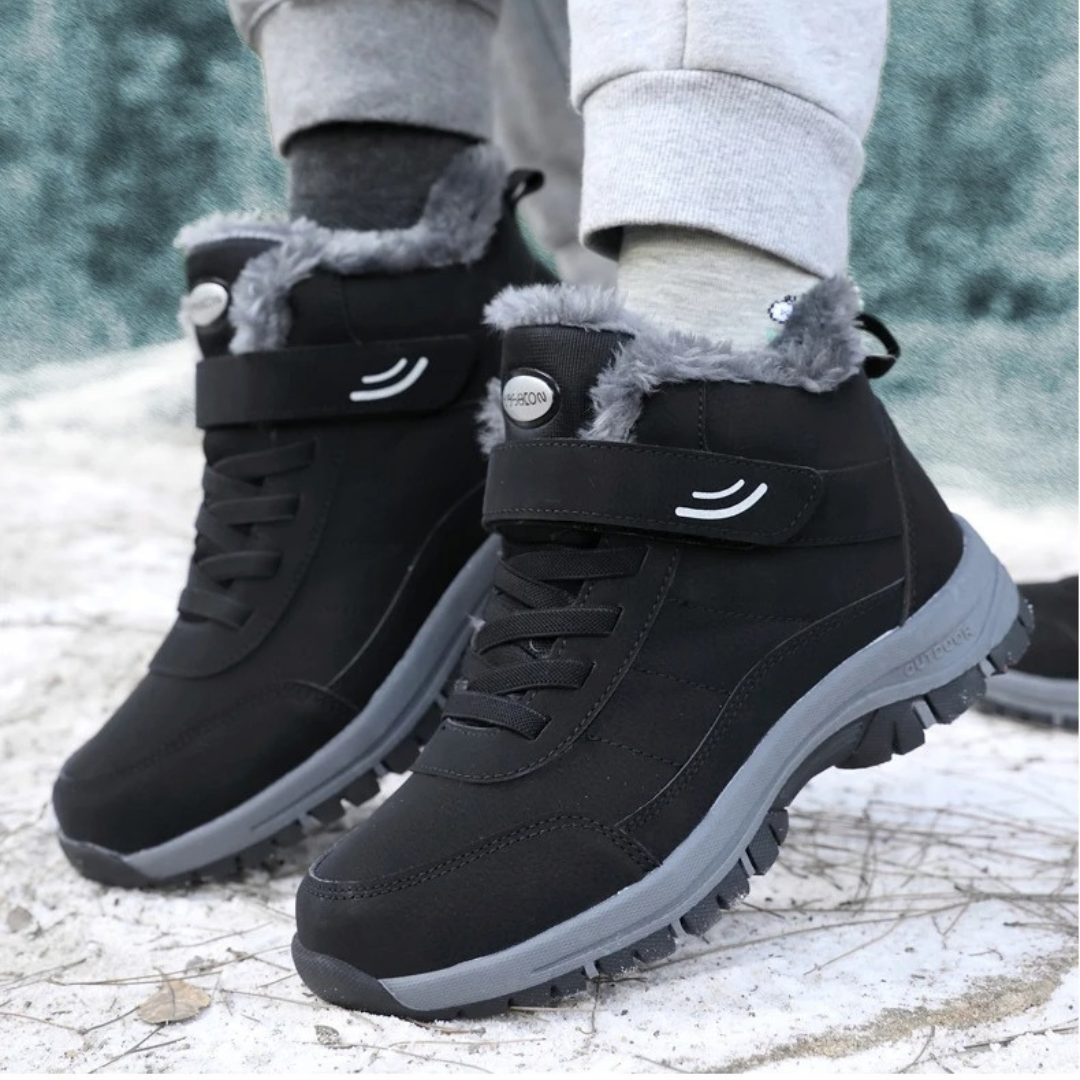 Leichte Frauen Schneestiefel mit Fell R&B