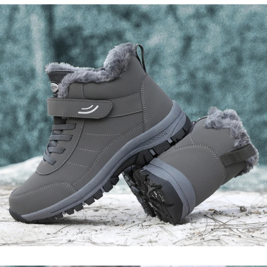 Leichte Frauen Schneestiefel mit Fell R&B