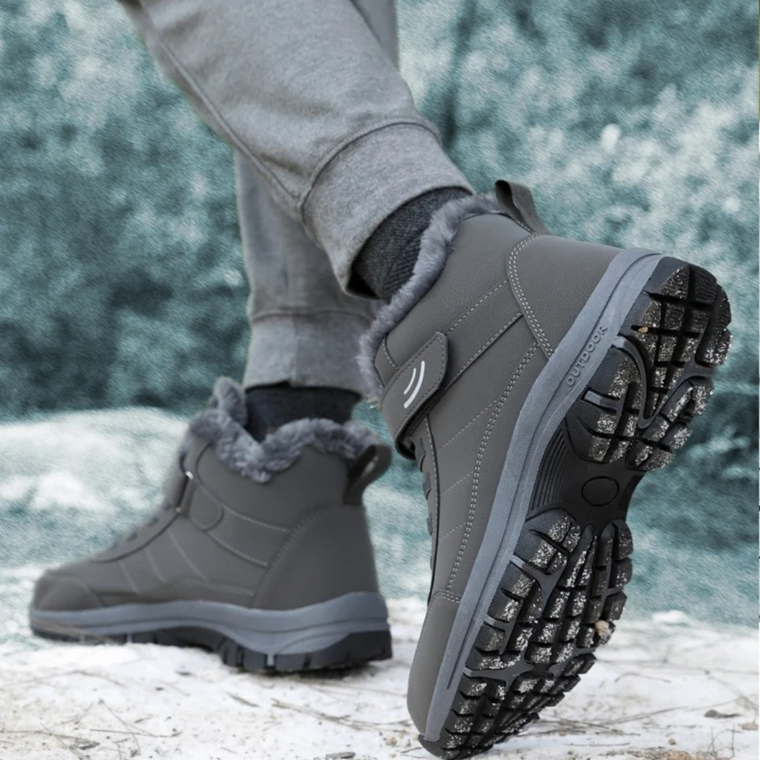 Leichte Frauen Schneestiefel mit Fell R&B