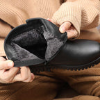 R&B | Damen Wasserdichte Warme Lederstiefel