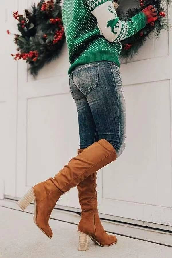 R&B | Damenstiefel mit Blockabsatz Winter