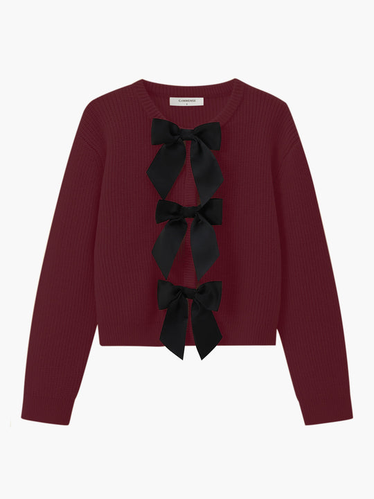 R&B | Bow-Detail Damenpullover