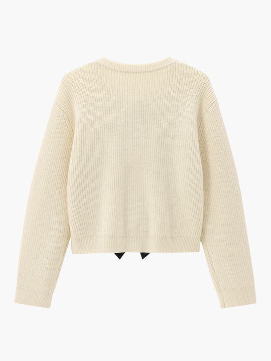 R&B | Bow-Detail Damenpullover