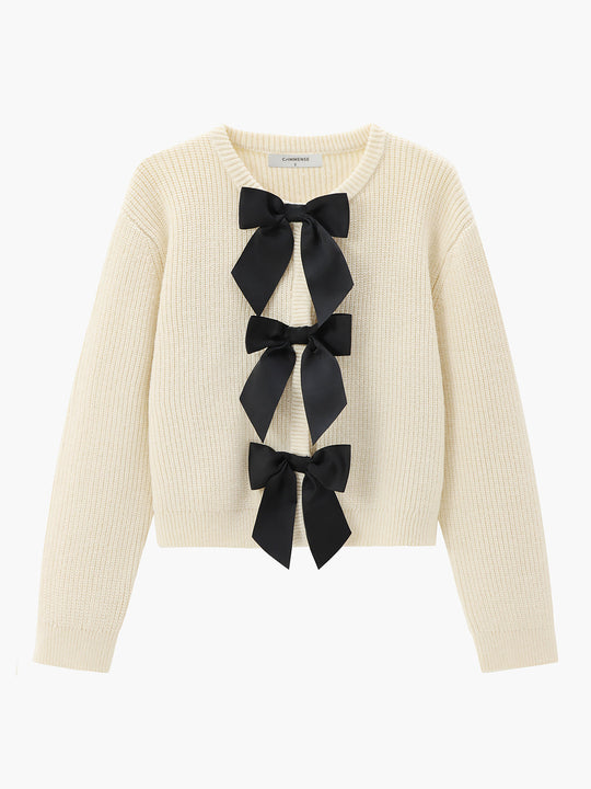 R&B | Bow-Detail Damenpullover
