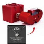 R&B Liebe Halskette Luxus Rose Box