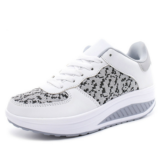 Schwarzer LederSneaker R&B